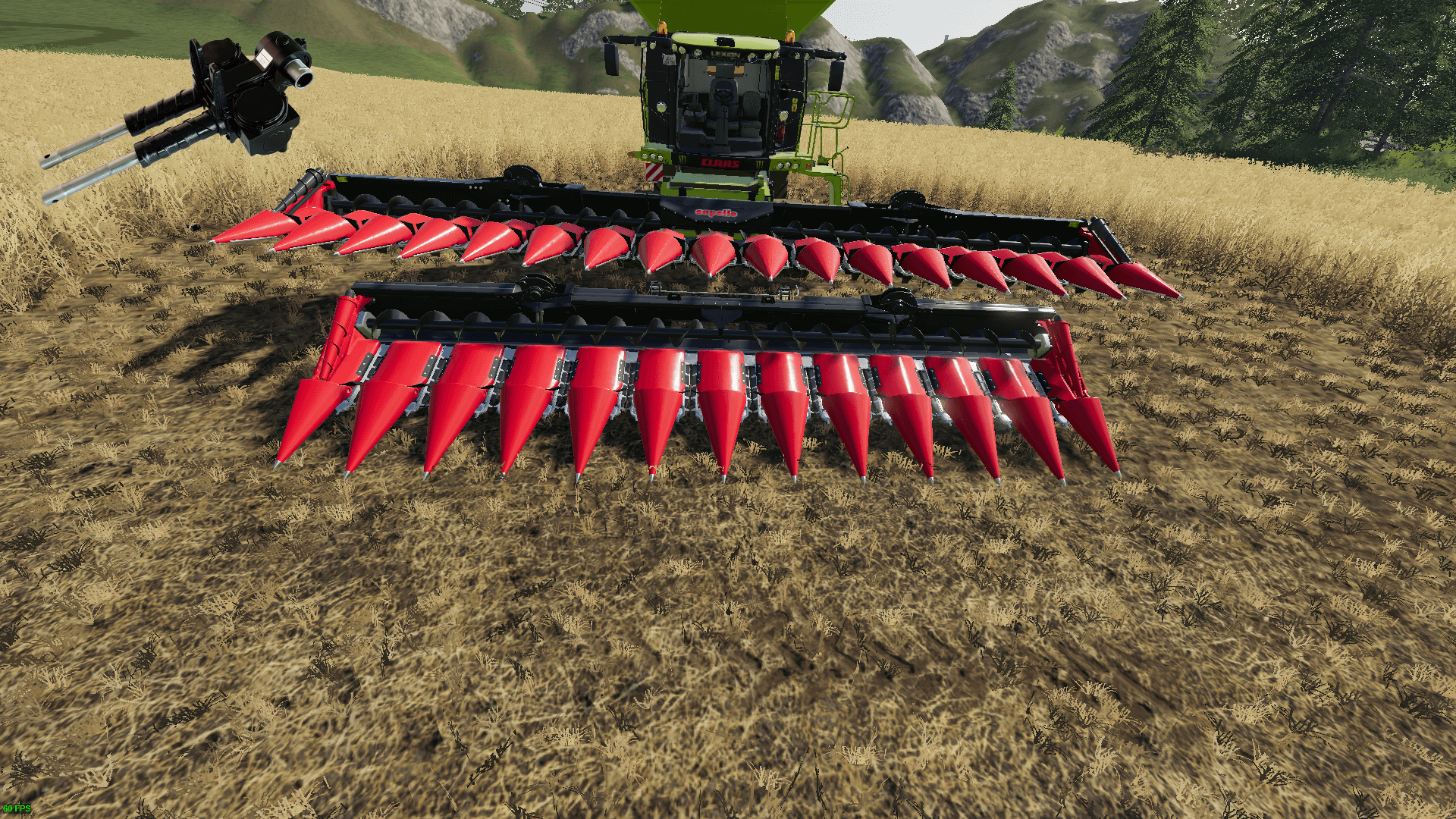 Alüminium qarğıdalı başlığı taxıl yığımı üçün sürət qutusu